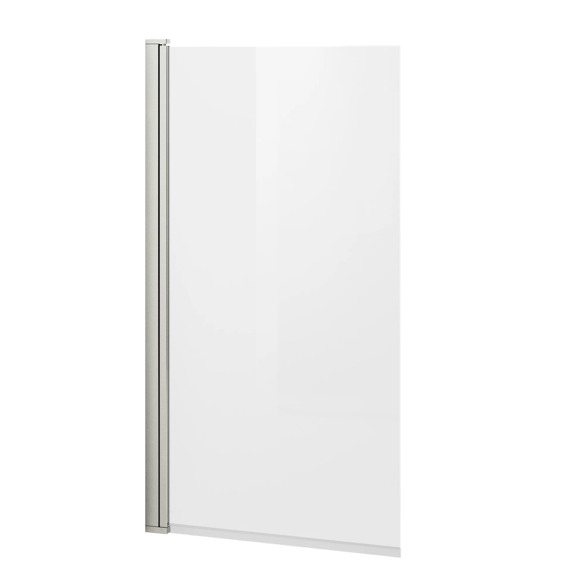 NRF6312952 - LIAM badekarsvegg, sølv/klart - 