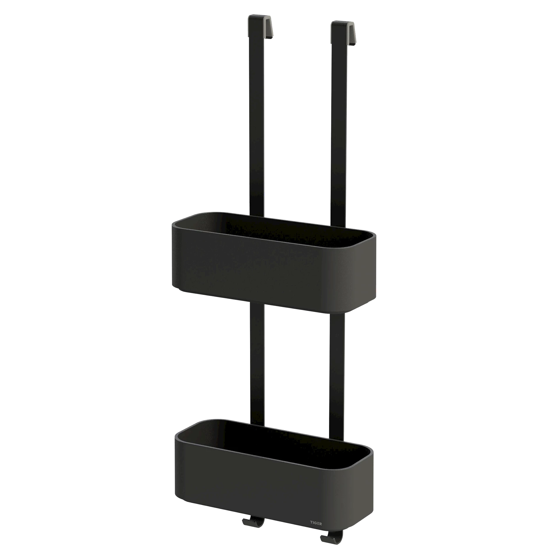 ART1500210746 - Tiger 2-Store Shower Caddy dusjkurv, sort matt - 